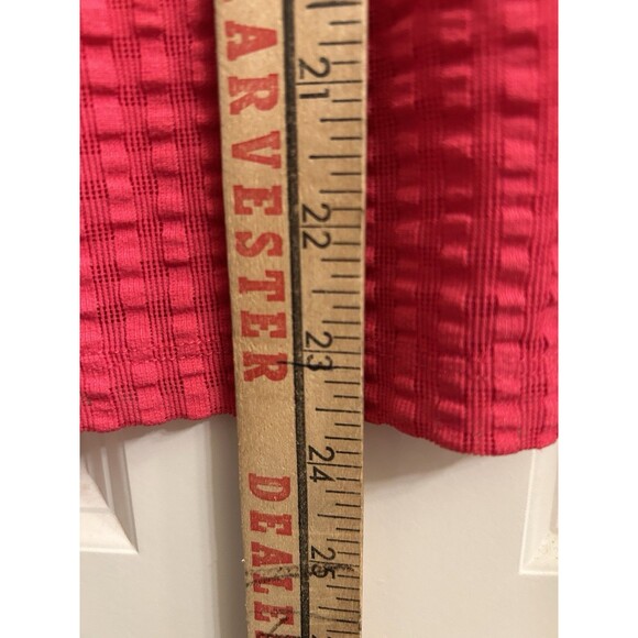 Maeve By Anthropologie Pink Fuschia Short Sleeve Top Sz Medium - Picture 5 of 6